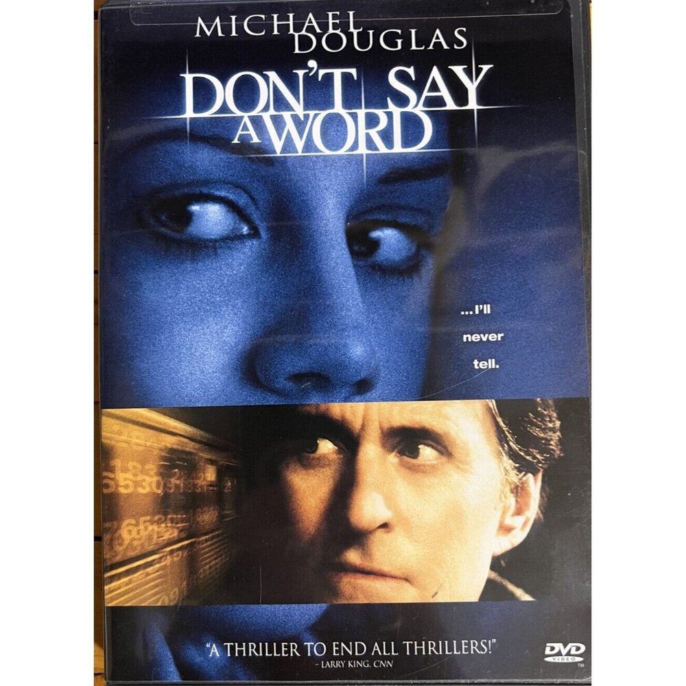 Don’t Say a Word (DVD, 2002) Michael Douglas Thriller Widescreen Like New